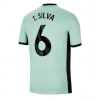 Chelsea Thiago Silva #6 Tretí futbalový dres 2023-24 Krátky Rukáv